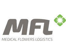 logo medical flowers logistics devecan